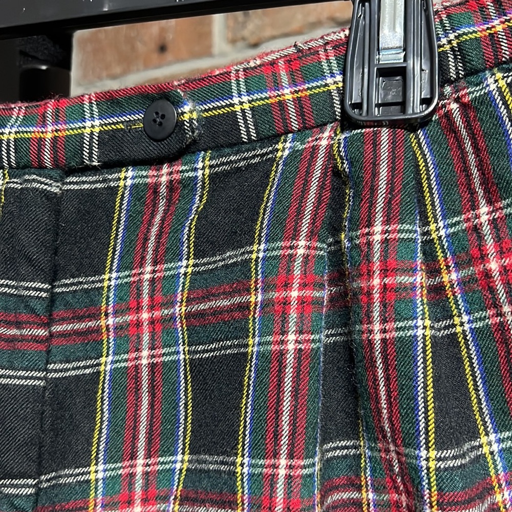 Vintage  pleated plaid shorts
